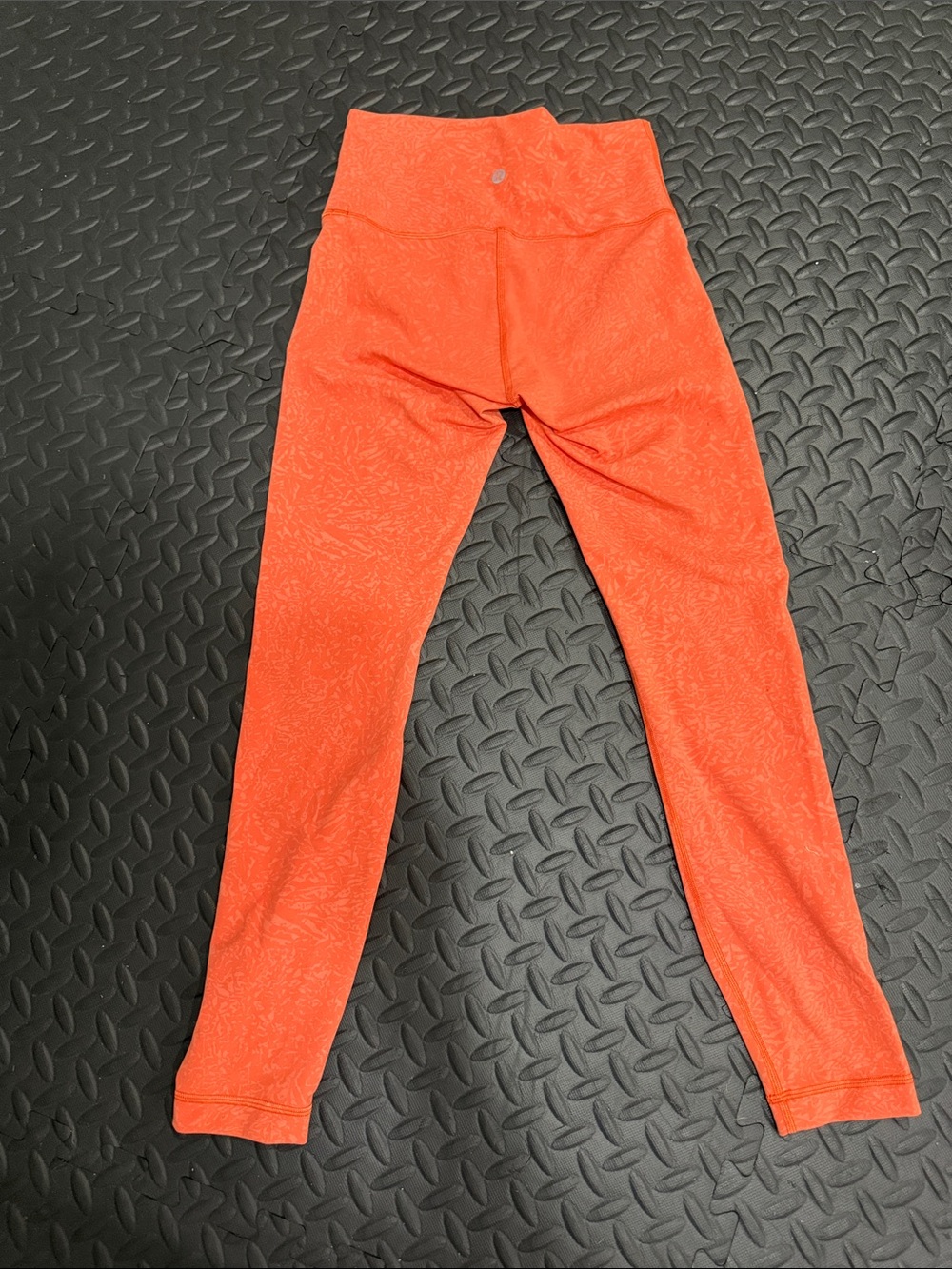 lululemon athletica womens Bright Orange Performance Leggings